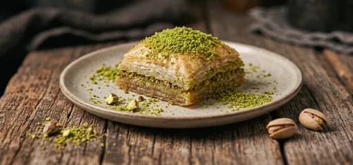 Soğuk Baklava — Fıstıklı